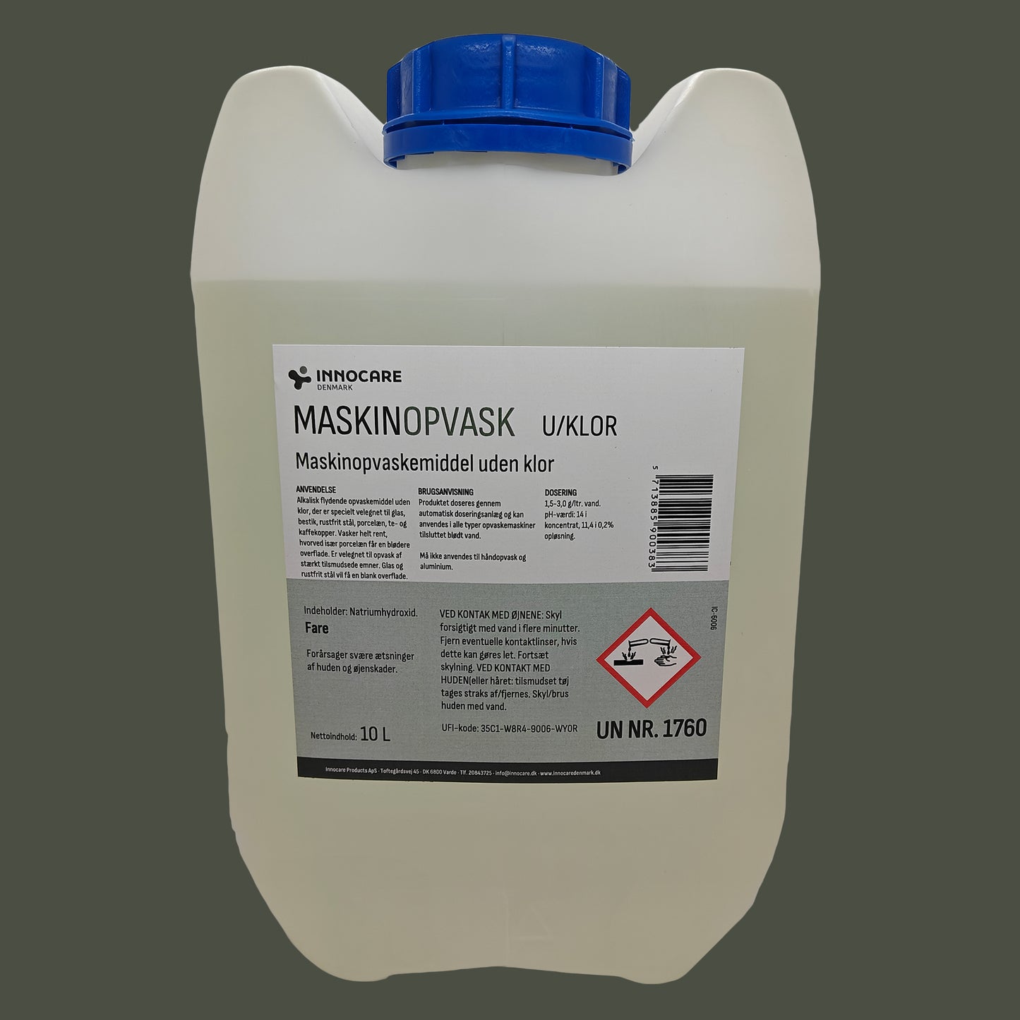 MASKINOPVASK U/ KLOR