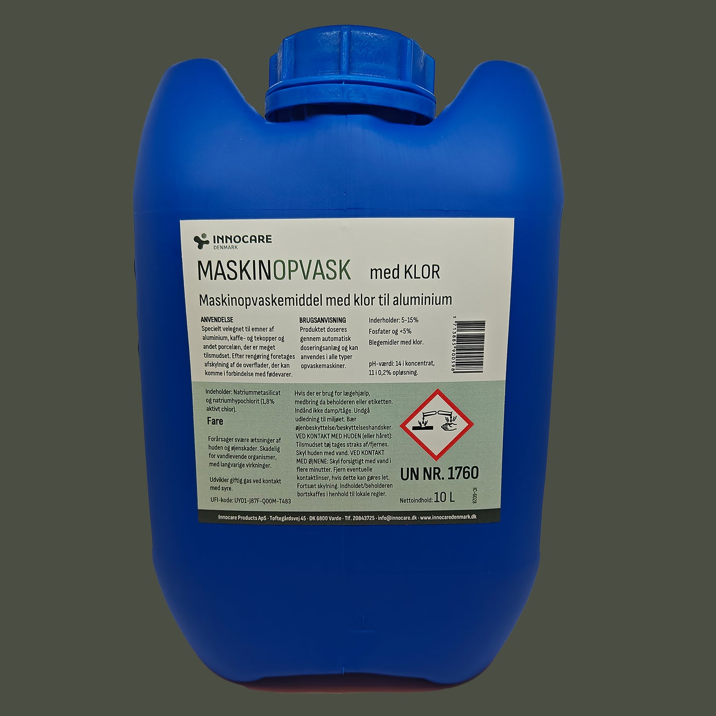 MASKINOPVASK MED KLOR